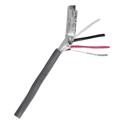 Cable Multiconductor CMR Shielded / 3C/18 AWG / Blindaje Maylar Aluminizado + Dren / Cubierta PVC Riser Antiflama / 300V / 105°C / UL | SIERRA STORE