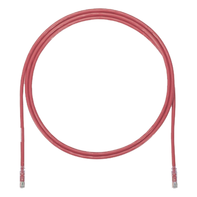 PANDUIT UTP6AX17RD - Cable de Parcheo UTP / Cat6A / 24 AWG / CM / 5.18 m (17 ft) / Rojo | SIERRA STORE