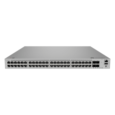 Switch Capa 3 / 48 Puertos PoE+ MultiGigabit 2.5 Gbps / 4 SFP+ 10 Gbps / iStack 4 Unidades / 360 W PoE / Libre de Licenciamiento | SIERRA STORE