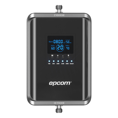 EPCOM EP-5G-PBS-V2SA - Amplificador de Señal Celular / 5G Pentabanda / 1000 m² (10763.9 ft²) / 70 dB Ganancia / VoLTE / Múltiples | SIERRA STORE