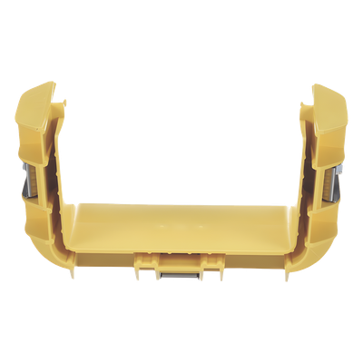 PANDUIT FRBC6X4LYL - Acoplador para Canaleta / 6 x 4 pulgadas (152.4 x 101.6 mm) / Sin Herramientas / ABS Resistente / Alta Visibilidad | SIERRA STORE