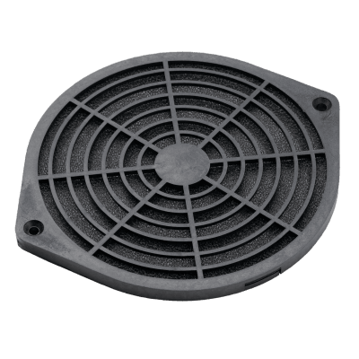 Kit Filtro Protector de Dedos para Ventilador / 6 Pulgadas (152 mm) / Filtro Extraíble Lavable / Incluye Herrajes / Plástico Negro Mate | SIERRA STORE