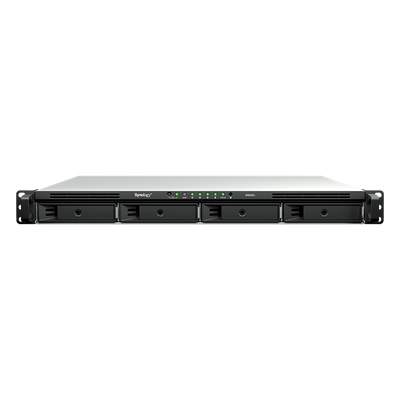 NAS Rackmount 4 Bahías / 1U 44 mm (1.73 in) / AMD Ryzen V1500B 4 Núcleos 2.2 GHz / 4GB DDR4 ECC SODIMM / 4x 1GbE RJ45 / PCIe 3.0 x8 / | SIERRA STORE