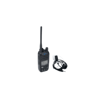 Radio Portátil Marino / Sumergible IP67 / Luz Activada por Agua / NRC Reducción de Ruido / Dual-Watch / 5W de Potencia / Micrófono | SIERRA STORE