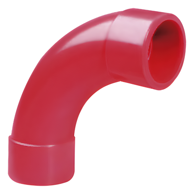 Codo de Radio Curvo 90° / 3/4" (0.874" ID / 22.1 mm) / CPVC Ignífugo / UL Listed / NFPA 13, 13R, 14 / Espacios Confinados | SIERRA STORE