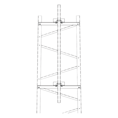 Brazo de Montaje para Torre Titan / Sección #7 / Mástil 6 ft (1.8 m) / Herrajes Incluidos | SIERRA STORE
