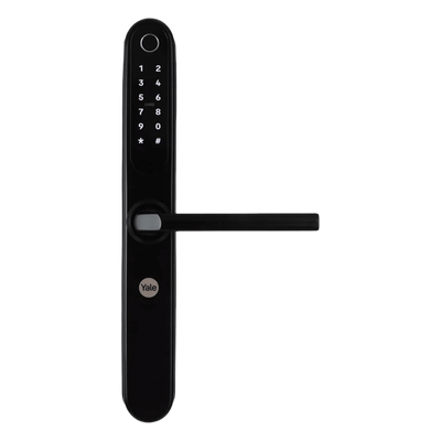 Cerradura Eléctrica Digital / Mecanismo 2885 Negro / 100 Códigos y Huellas / 3 Tarjetas Proximidad / Compatible Alexa y Google / | SIERRA STORE
