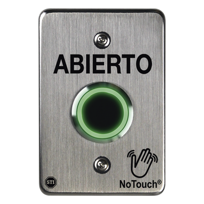 Interruptor IR NoTouch / Acero Inoxidable 304 Grado Médico / Contacto Seco Forma C / 4.5" x 4.5" x 0.26" (11.4 cm x 11.4 cm x 6.6 mm) | SIERRA STORE