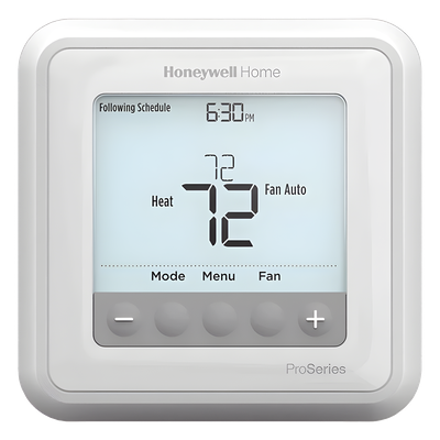 Termostato programable / 3H/2C bomba de calor o 2H/2C convencional / Programación 7 días, 5-2, 5-1-1 / Pantalla 5.44 in² / Serie T6 Pro | SIERRA STORE