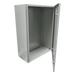Gabinete de Acero IP66 Uso en Intemperie (400 x 600 x 200 mm) con Placa Trasera Interior Metálica y Compuerta Inferior Atornillable | SIERRA STORE