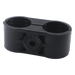 Sujetador Plástico para Cable Coaxial / 2 Cables / 1-1/4" Nominal / Rango 1.535" a 1.614" (39 a 41 mm) / Montaje Varilla 3/8" o M10 / | SIERRA STORE