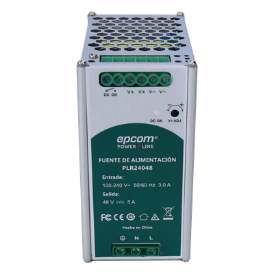 Fuente de alimentación / 48 VCC / 240 W / 5 A / Riel DIN / 100-240 VCA | SIERRA STORE