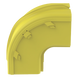 PANDUIT FROVRA6X4LYL - Bajada Vertical Exterior 90° / Canaleta 6x4 FiberRunner / Radio 2" (50.8 mm) / PC/ABS / Amarillo | SIERRA STORE
