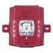 Sirena Estrobo Para Exterior De Dos Hilos Color Rojo Montaje Pared | SIERRA STORE