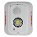 Sirena con Estrobo LED / 2 Hilos / Montaje en Pared / 24 Vcd / Candela Seleccionable / Texto en Español | SIERRA STORE