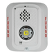 Sirena con Estrobo LED / 2 Hilos / Montaje en Pared / 24 Vcd / Candela Seleccionable / Texto en Español | SIERRA STORE