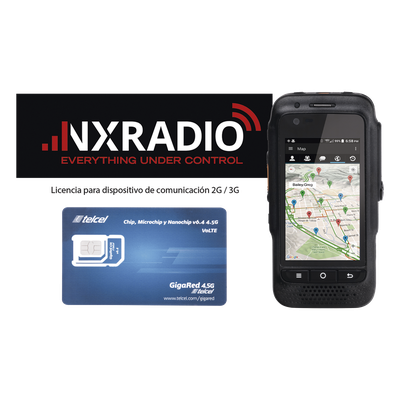 Kit Radio LTE / IP67 Sumergible / Pantalla 3.1' Gorilla Glass / Audio 2W / Batería 3600 mAh / 2G 3G 4G WiFi Bluetooth | SIERRA STORE