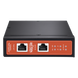 Inyector PoE Industrial / Entrada 12-57 VDC / Salida PoE++ 90W / Gigabit Ethernet / Riel DIN / Sin Ventilador | SIERRA STORE