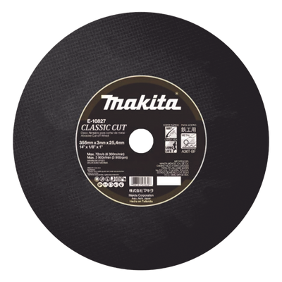 Disco de Corte para Metal / 14 Pulgadas / Uso Industrial Intensivo / Compatible Tronzadora 2414NB | SIERRA STORE