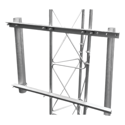 Brazo Lateral Doble / Acero ASTM A-36 / Tubo Ø3' Cal.16 / Altura 60 cm / Ángulos 130 cm / Galvanizado | SIERRA STORE