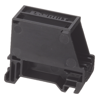 PANDUIT CADIN1BL-S - Adaptador de 1 Puerto / Blindado / Riel DIN 35 mm (1.38 in) / Mini-Com / Perfil Bajo / Negro | SIERRA STORE
