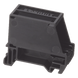 PANDUIT CADIN1BL-S - Adaptador de 1 Puerto / Blindado / Riel DIN 35 mm (1.38 in) / Mini-Com / Perfil Bajo / Negro | SIERRA STORE