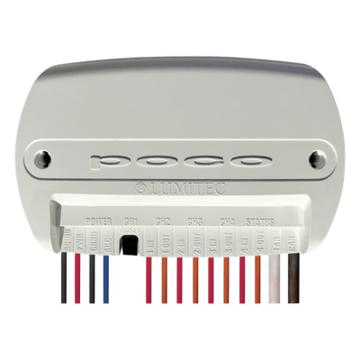 Módulo de Control de Iluminación Digital / 4 Canales / Tecnología PLI / NMEA 2000 / CANbus / Sound-to-Light / IP Sellado / Expansión | SIERRA STORE