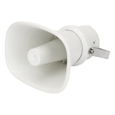 HIKVISION DS-QAE0330G1T-V - Altavoz Tipo Trompeta / 5-30 Watts / 100V/70V / IP65 / ABS / 108 dB | SIERRA STORE