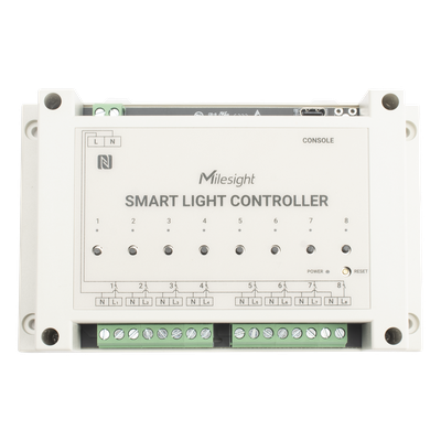 Controlador de Iluminación LoRaWAN / 8 Circuitos / Medición de Energía LN / Retraso Programable 18 hrs / D2D Sin Gateway | SIERRA STORE