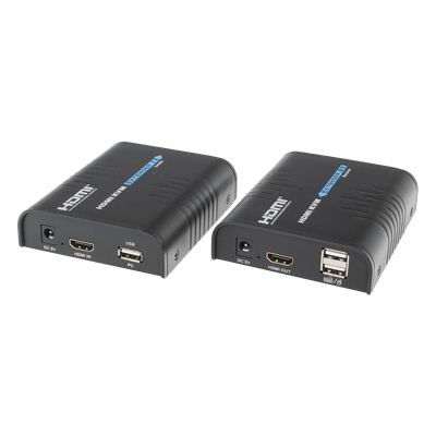 Kit extensor KVM (HDMI y USB) hasta 120 metros / Resolución 1080P @ 60 Hz/ Soporta Cables de red STP y UTP CAT5/5E/6 /  HDMI 1.3 / | SIERRA STORE