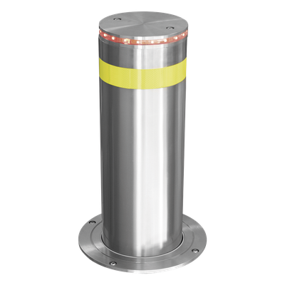 ACCESSPRO XB-220-HBL - Bolardo Hidráulico Antiembestida / 220 mm × 600 mm (0.72 ft × 1.97 ft) / Acero Inoxidable 304 / 200,000 J / | SIERRA STORE