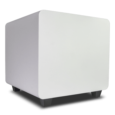 Subwoofer Activo de 10in | Diseño Down-Firing | 300W RMS | Recinto Sellado | Acabado Blanco - TRUAUDIO