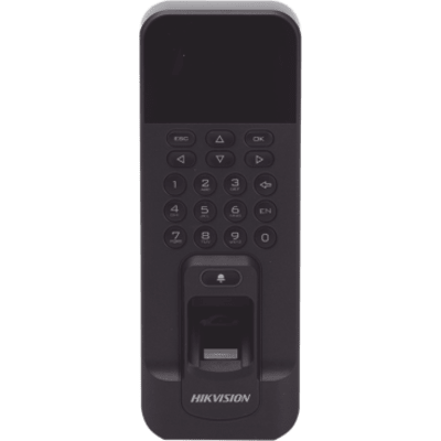 HIKVISION DS-K1T804B-EF - Biométrico WiFi de Acceso y Asistencia Compatible con APP Hik-Connect (P2P) / Lectura de Huella y Tarjetas | SIERRA STORE