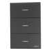 Placa de Interruptores / 3 Sencillos / 10 A / 127 V / 60 Hz / Policarbonato | SIERRA STORE