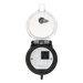 PANDUIT DAP3BC-S0 - Dispositivo Circular de Puertos de Acceso a Datos / 2 Espacios Mini-Com / Receptáculo NEMA 5-15R / IP66 / 3" de | SIERRA STORE