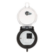 PANDUIT DAP3BC-S0 - Dispositivo Circular de Puertos de Acceso a Datos / 2 Espacios Mini-Com / Receptáculo NEMA 5-15R / IP66 / 3" de | SIERRA STORE