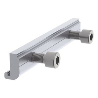 Conector de empalme / Aluminio anodizado anticorrosivo / Riel 3 y 7 / Industrial | SIERRA STORE
