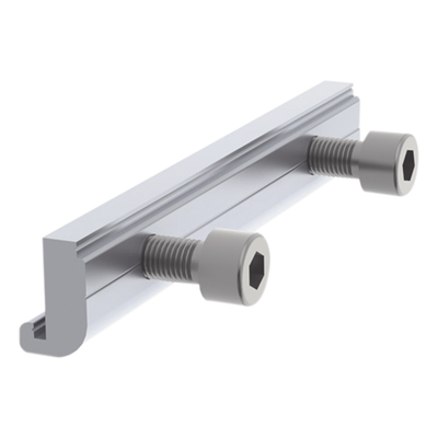 Conector de empalme / Aluminio anodizado anticorrosivo / Riel 3 y 7 / Industrial | SIERRA STORE
