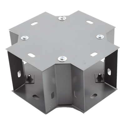Derivación "X" 100 X 100 mm, fabricado en lámina de acero al carbón | SIERRA STORE