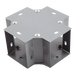 Derivación "X" 100 X 100 mm, fabricado en lámina de acero al carbón | SIERRA STORE
