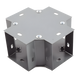 Derivación "X" 100 X 100 mm, fabricado en lámina de acero al carbón | SIERRA STORE