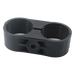 Sujetador Plástico para Cable Coaxial / Doble Soporte / 1-5/8 in / Máx 2 in (51 mm) / Varilla 3/8' o M10 | SIERRA STORE