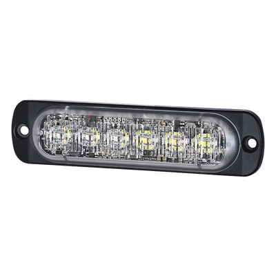 Luz Auxiliar LED / 12 LEDs / Rojo/Claro / SAE Clase 1 / ECE R65 / IPX7 / Perfil 9 mm (0.35') | SIERRA STORE