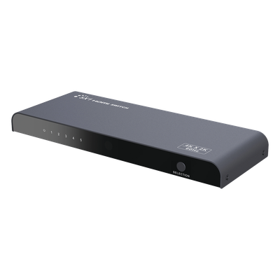 Switch Conmutador HDMI de 5 entradas a 1 salida / 4K @ 60Hz / HDMI 2.0 / HDCP 2.0 / HDMI 3D / Soporta audio estándar, DSD (Direct | SIERRA STORE