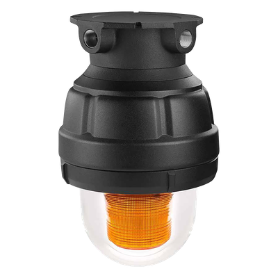 Luz estroboscópica a prueba de explosiones / 24 Vcd / Ámbar / Clase I-III / División 1-2 / IP66 / IP69K / NEMA 4X | SIERRA STORE