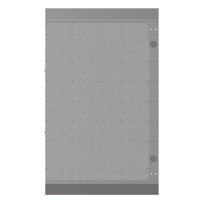 HIKVISION DS-K3B961TX-BASE900-M - Base Adicional para Torniquete / Carril 90 cm (35.4 in) / No Requiere Anclaje / Paso de Cableado | SIERRA STORE