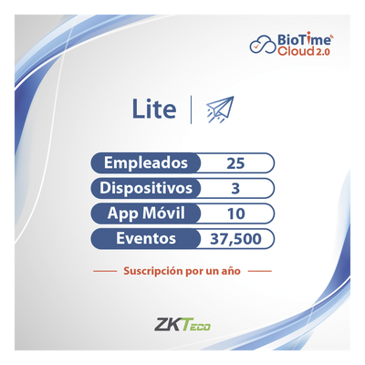Licencia de software en la nube / 25 usuarios / 3 dispositivos / Procesamiento AWS / Dashboard en tiempo real / Cifrado TLS 1.2 | SIERRA STORE