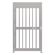 Puerta Peatonal de Alta Seguridad / Cuerpo Completo / Acero Inoxidable #304 Satinado / Cerradura Eléctrica Fail-Safe/Fail-Secure / | SIERRA STORE