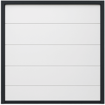 ACCESSPRO SEC-DOOR12-21 - Seccion para puerta de Garage / Lisa / Linea Central / Panel de 21" / Color blanco / Para APDOOR128 / Estilo | SIERRA STORE