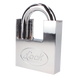 Candado de acero / Guarda anti-palanca / Cromo satinado / Doble cerrojo / 40 mm (1.57 in) / Nivel de seguridad 7 / Llave Abloy | SIERRA STORE